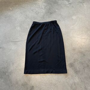 Plain Black 90s Office Pencil Skirt Size 6